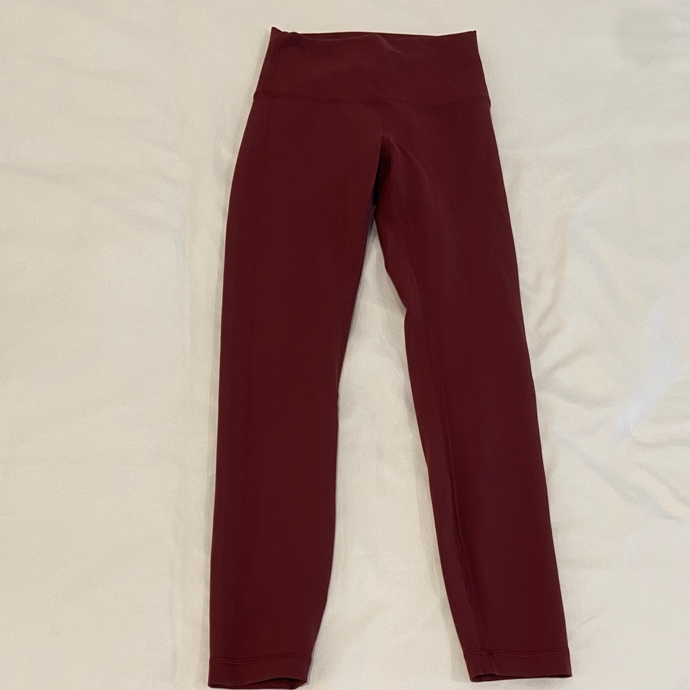 Lululemon Burgundy Leggings